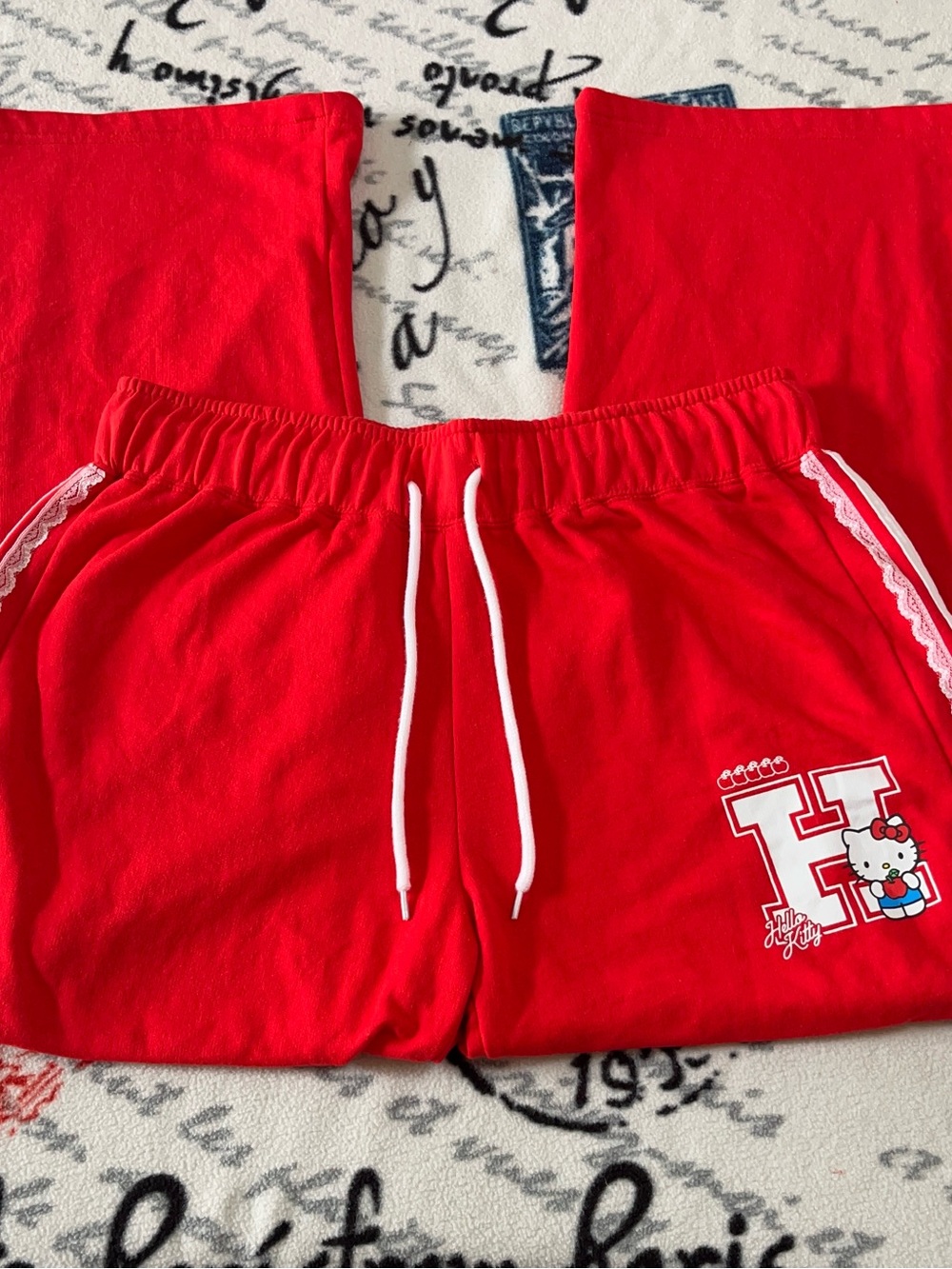 Hello Kitty Red Cozy Lounge Pants XL